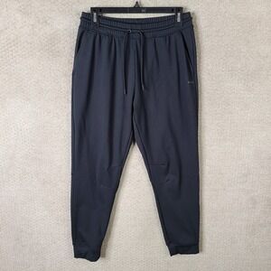 Skora Pants Mens Medium Black Jogger Athletic Drawstring Zip‎ Pocket Polyester